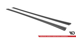 Street Pro Seitenschweller Ansatz Cup Leisten passend für Dodge Charger RT Mk7 Facelift SCHWARZ