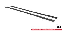 Street Pro Seitenschweller Ansatz Cup Leisten passend für Dodge Charger RT Mk7 Facelift SCHWARZ