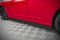 Street Pro Seitenschweller Ansatz Cup Leisten passend für Dodge Charger RT Mk7 Facelift rot