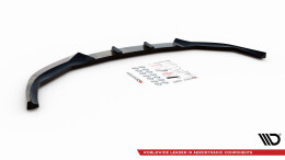 Cup Spoilerlippe Front Ansatz V.1 passend für Dodge Charger RT Mk7 Facelift schwarz Hochglanz