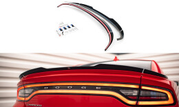 Heck Spoiler Aufsatz Abrisskante passend für Paket Dodge Charger RT Mk7 Facelift schwarz Hochglanz