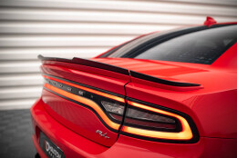 Heck Spoiler Aufsatz Abrisskante passend für Paket Dodge Charger RT Mk7 Facelift schwarz Hochglanz