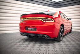 Heck Spoiler Aufsatz Abrisskante passend für Paket Dodge Charger RT Mk7 Facelift schwarz Hochglanz