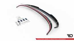 Heck Spoiler Aufsatz Abrisskante passend für Paket Dodge Charger RT Mk7 Facelift schwarz Hochglanz