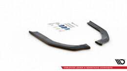 Heck Ansatz Flaps Diffusor V.2 passend für BMW M3 Limousine / Touring G80 / G81 schwarz Hochglanz