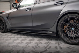 Street+ Seitenschweller Leisten V.2 passend für BMW M3 Limousine / Touring G80 / G81 schwarz Hochglanz
