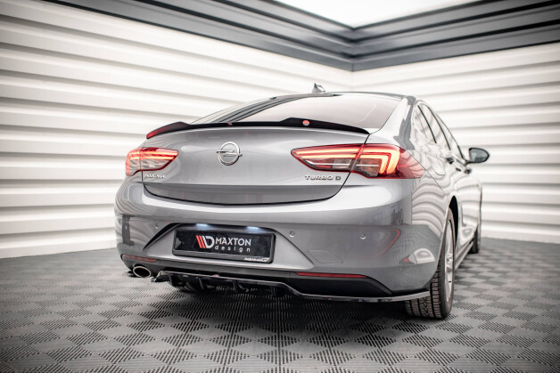 Heck Spoiler Aufsatz Abrisskante passend für Opel Insignia Mk2 schwarz Hochglanz