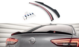 Heck Spoiler Aufsatz Abrisskante passend für Opel Insignia Mk2 schwarz Hochglanz