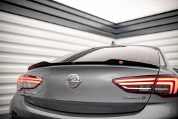 Heck Spoiler Aufsatz Abrisskante passend für Opel Insignia Mk2 schwarz Hochglanz