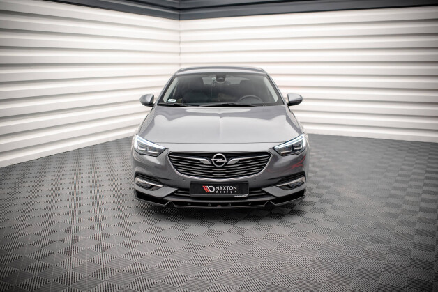 Cup Spoilerlippe Front Ansatz V.2 passend für Opel Insignia Mk2 schwarz Hochglanz