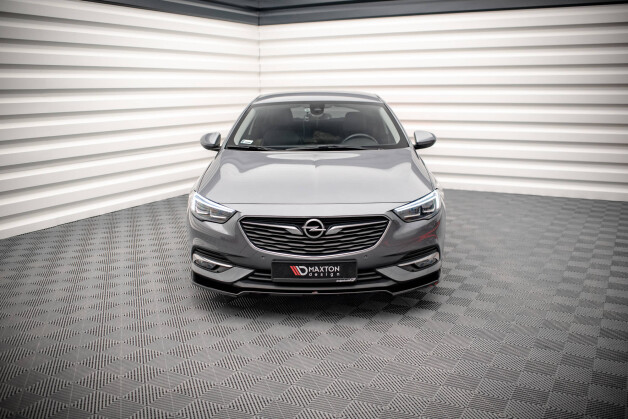 Cup Spoilerlippe Front Ansatz V.3 passend für Opel Insignia Mk2 schwarz Hochglanz