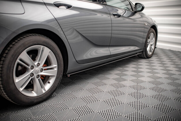 Street+ Seitenschweller Leisten passend für Opel Insignia Mk2 schwarz Hochglanz