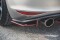 Street Pro Heck Ansatz Flaps Diffusor V.1 L + R passend für VW Golf 7 GTI schwarz-rot