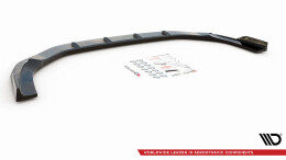 Cup Spoilerlippe Front Ansatz V.2 passend für Audi RS3 Limousine 8Y schwarz Hochglanz