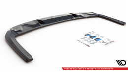 Mittlerer Cup Diffusor Heck Ansatz für Audi RS3 Limousine 8Y schwarz Hochglanz