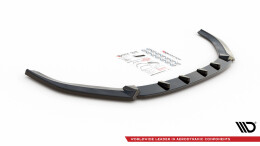Cup Spoilerlippe Front Ansatz passend für Audi A3 Sportback 8V schwarz Hochglanz
