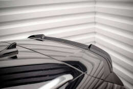 Heck Spoiler Aufsatz Abrisskante passend für Skoda Enyaq iV schwarz Hochglanz