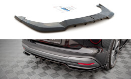 Mittlerer Cup Diffusor Heck Ansatz DTM Look passend für Skoda Enyaq iV Carbon Look