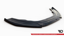 Cup Spoilerlippe Front Ansatz passend für Audi A6 RS6 Look C7 schwarz Hochglanz
