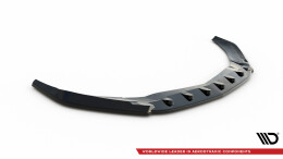 Cup Spoilerlippe Front Ansatz V.1 passend für Mercedes-Benz A45 Aero W176 Facelift schwarz Hochglanz