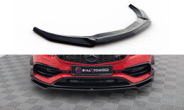 Cup Spoilerlippe Front Ansatz V.2 passend für Mercedes-Benz A45 Aero W176 Facelift schwarz Hochglanz