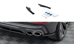 Heck Ansatz Flaps Diffusor passend für Audi SQ8 Mk1 schwarz Hochglanz