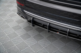 Street Pro Heckschürze Heck Ansatz Diffusor passend für Audi SQ8 / Q8 S-Line Mk1 SCHWARZ