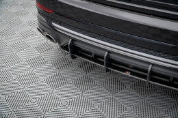 Street Pro Heckschürze Heck Ansatz Diffusor für Audi SQ8 / Q8 S-Line Mk1 ROT