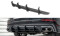 Street Pro Heckschürze Heck Ansatz Diffusor passend für Audi SQ8 / Q8 S-Line Mk1 rot