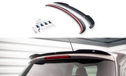 Heck Spoiler Aufsatz Abrisskante passend für Ford C-Max Mk2 schwarz Hochglanz