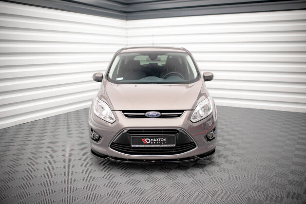 Cup Spoilerlippe Front Ansatz passend für Ford C-Max Mk2 schwarz Hochglanz