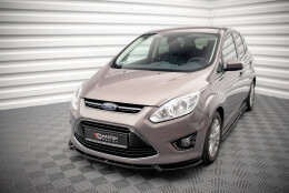 Cup Spoilerlippe Front Ansatz passend für Ford C-Max Mk2 schwarz Hochglanz