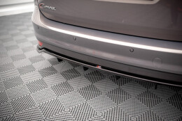 Mittlerer Cup Diffusor Heck Ansatz DTM Look passend für Ford C-Max Mk2 schwarz Hochglanz