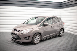 Seitenschweller Ansatz Cup Leisten passend für Ford C-Max Mk2 schwarz Hochglanz
