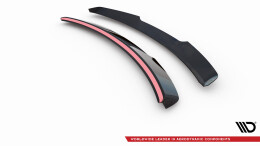 Heck Spoiler Aufsatz Abrisskante passend für VW Atlas Cross Sport schwarz Hochglanz