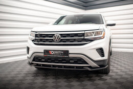 Street+ Spoilerlippe Front Ansatz V.1 passend für VW Atlas Cross Sport schwarz matt