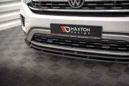 Cup Spoilerlippe Front Ansatz V.2 passend für VW Atlas Cross Sport schwarz Hochglanz