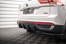 Street+ Heck Ansatz Diffusor passend für VW Atlas Cross Sport schwarz Hochglanz