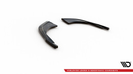 Heck Ansatz Flaps Diffusor passend für VW Atlas Cross schwarz Hochglanz