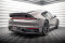 Mittlerer Cup Diffusor Heck Ansatz DTM Look passend für Porsche 911 Carrera 4S 992 schwarz Hochglanz