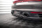 Mittlerer Cup Diffusor Heck Ansatz DTM Look passend für Porsche 911 Carrera 4S 992 schwarz Hochglanz