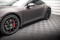Seitenschweller Ansatz Cup Leisten für Porsche 911 Carrera 4S 992 schwarz matt
