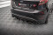 Heck Ansatz Diffusor für Ford Fiesta ST (5-Türige version) Mk7 Facelift schwarz matt