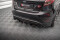 Heck Ansatz Diffusor passend für Ford Fiesta ST (5-Türige version) Mk7 Facelift schwarz Hochglanz