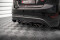 Heck Ansatz Diffusor passend für Ford Fiesta ST (5-Türige version) Mk7 Facelift schwarz Hochglanz