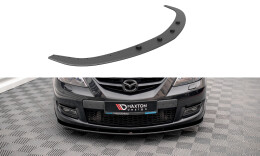 Street Pro Cup Spoilerlippe Front Ansatz passend für Mazda 3 MPS Mk1 SCHWARZ