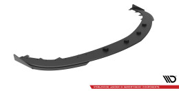 Street Pro Cup Spoilerlippe Front Ansatz passend für Mazda 3 MPS Mk1 rot+ Hochglanz Flaps