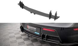 Street Pro Heckschürze Heck Ansatz Diffusor passend für Mazda 3 MPS Mk1 SCHWARZ