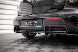 Street Pro Heckschürze Heck Ansatz Diffusor passend für Mazda 3 MPS Mk1 SCHWARZ