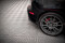 Street Pro Heck Ansatz Flaps Diffusor für Mazda 3 MPS Mk1 SCHWARZ